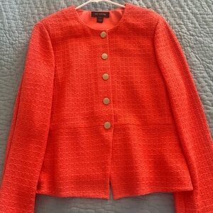 St. John Vibrant Red Blazer